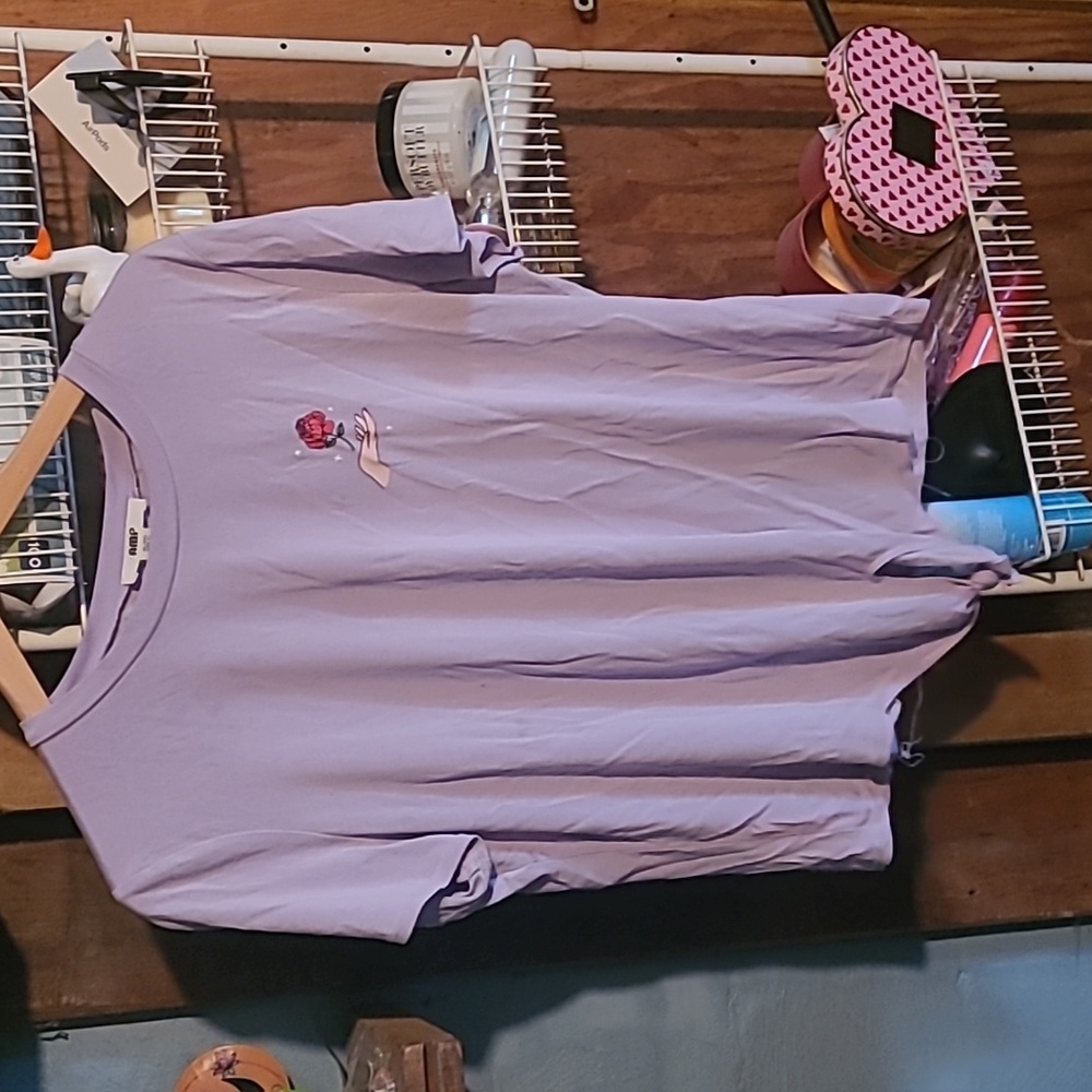 Purple T-Shirt w/ Tie